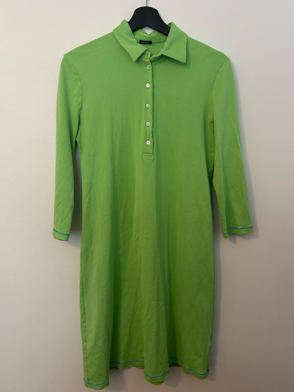 Malo 100% Cotton Collared Shirt Dress | Size 46